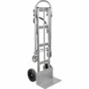 Kleton Material Handling Facility Equipment Convertible Aluminum Hand Truck - Flat Free Wheels - 800 Lbs Capacity