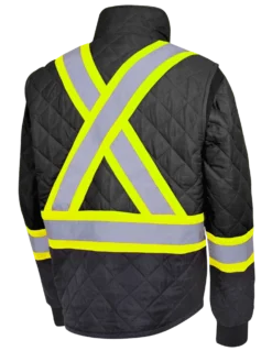 Pioneer Quilted Poly Hi Vis Freezer Jacket | S-5XL