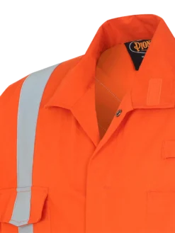 Pioneer “The Rock” 88/12 FR-Tech® Hi Vis 7 Oz Coveralls With 2