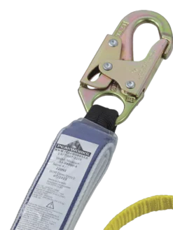 Peakworks Shock Absorbing Lanyards W/ Snap Hooks, Twin Legs, 6' Safety Equipment