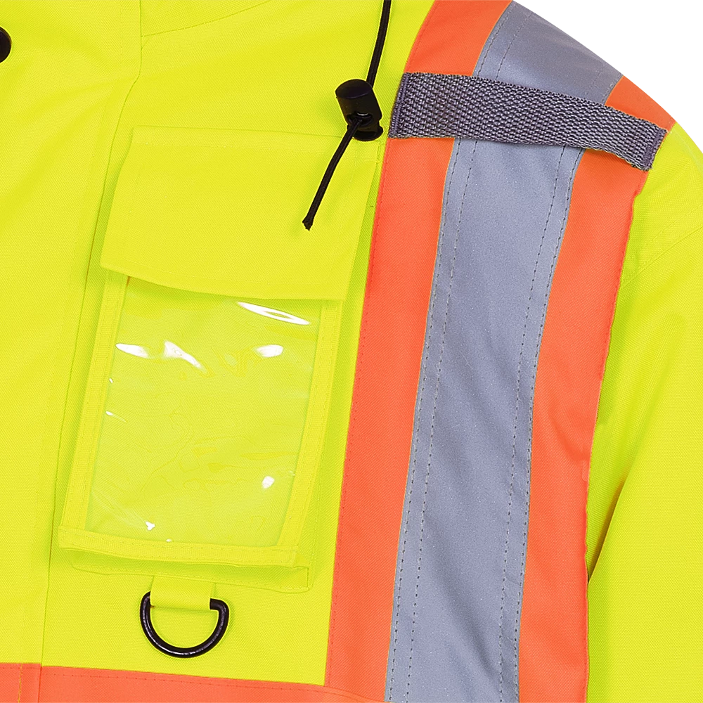 Pioneer Hi-Vis Waterproof Quilted Safety Bomber | S-5XL