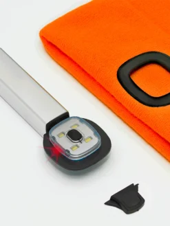 Work Hats Pioneer Knit Toque With LED Headlight