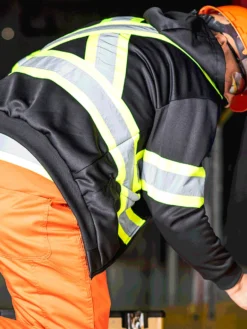 Pioneer Zipper Front Micro-Fleece Hi Vis Hoodie | XS-5XL Hi-Vis Work Wear