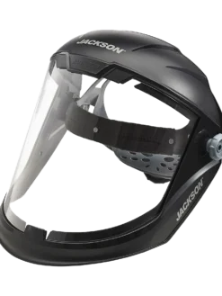 Jackson Safety Jackson Maxview™ Series 370 Speed Dial™ Premium Ratcheting Adjustment Faceshield Kit - Clear Anti-Fog Visor