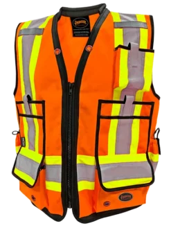 Pioneer Hi Viz 1200D High Denier Surveyor's Vest | Sizes Small - 5XL Hi-Vis Work Wear