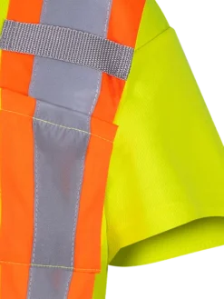 Pioneer Women's Hi Viz Birdseye Safety T-Shirt | Sizes XS - 4XL Hi-Vis Work Wear