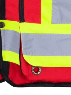 Pioneer Hi Viz Surveyor's Safety Vest - 150D Woven Twill Poly | Sizes Small - 4XL Hi-Vis Work Wear