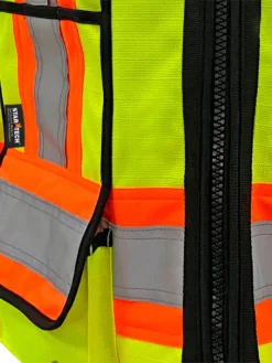 Pioneer Hi Viz 1200D High Denier Surveyor's Vest | Sizes Small - 5XL Hi-Vis Work Wear