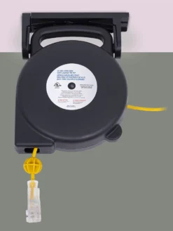 Startech ABS Retractable Extension Cord Reel - SJTW 14/3 - Triple Outlet - 45 Ft Length Lighting