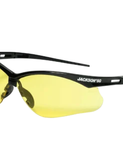 Jackson Safety Jackson SG Series Premium Safety Glasses - Amber Lens (Pack Of 12)