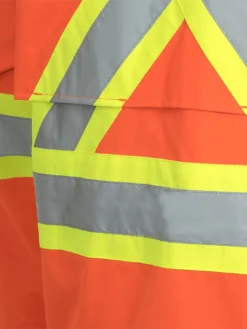 Pioneer The Rock 300D Oxford Polyester Waterproof Safety Rain Jacket | S-5XL Hi-Vis Work Wear