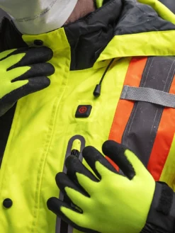 Pioneer NANO StormMaster® Heated Insulated Safety Jacket | S-4XL Hi-Vis Work Wear