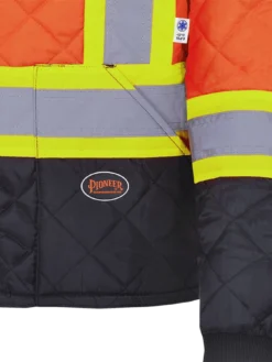 Pioneer Quilted Poly Hi Vis Freezer Jacket | S-5XL