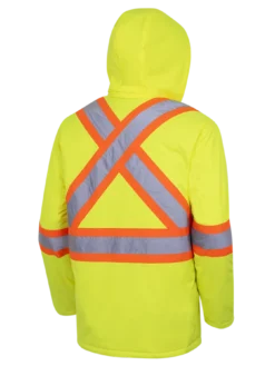 Pioneer Hi-Vis Waterproof Quilted Safety Parka | S-5XL