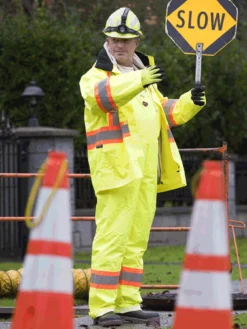 Hi-Vis Work Wear Pioneer 150D Waterproof Hi Vis Safety Bib Pants | XS-5XL