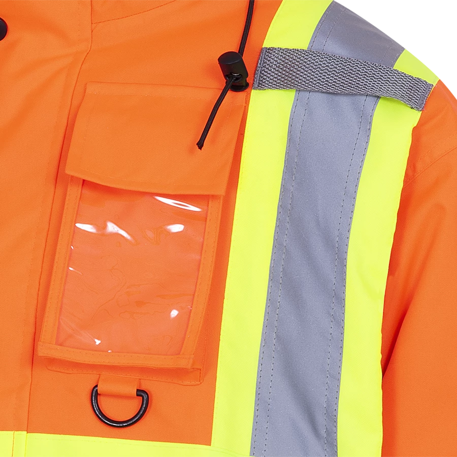 Pioneer Hi-Vis Waterproof Quilted Safety Bomber | S-5XL