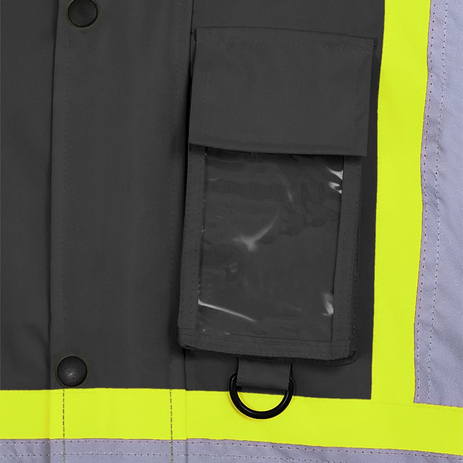 Pioneer Hi-Vis Waterproof Quilted Safety Parka | S-5XL