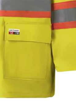 Pioneer 5880 Hi Vis FR PU/Cotton Rain Jacket | XS-4XL