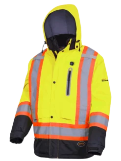 Pioneer NANO StormMaster® Heated Insulated Safety Jacket | S-4XL Hi-Vis Work Wear
