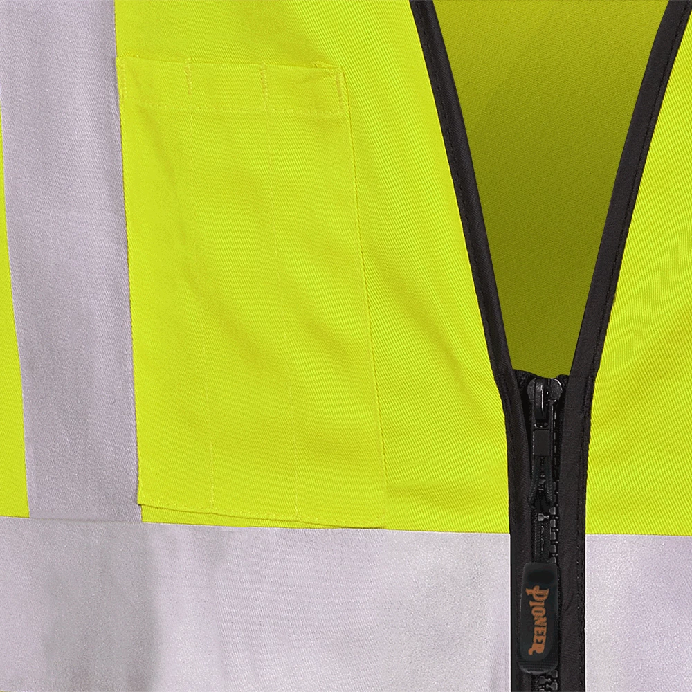 Pioneer Hi Viz 100% Cotton Safety Vest | Sizes Small - 5XL