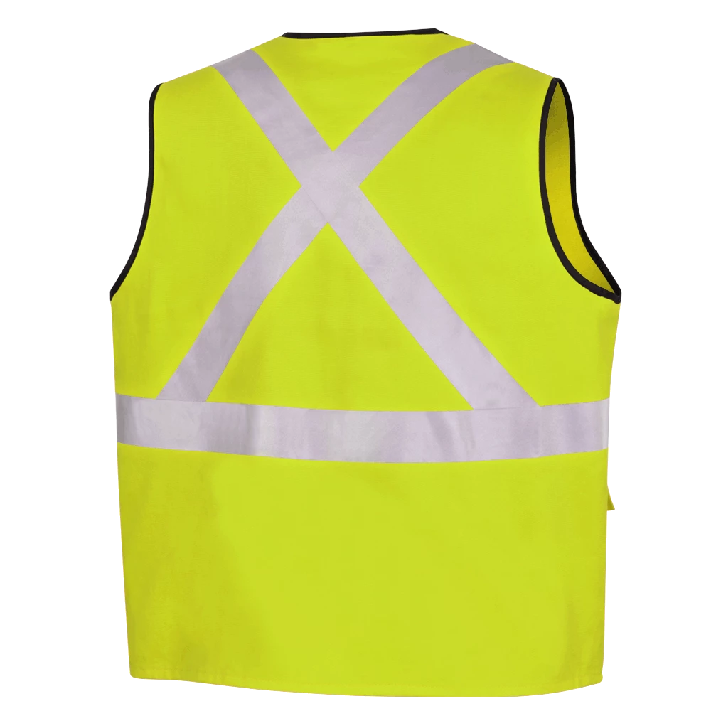 Pioneer Hi Viz 100% Cotton Safety Vest | Sizes Small - 5XL