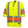 Pioneer Hi Viz Short Sleeved Quebec Traffic Shirt | Yellow | Sizes XS - 4XL