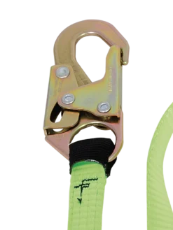 Peakworks Shock Absorbing Lanyards W/ Snap Hooks, Twin Legs, 4"