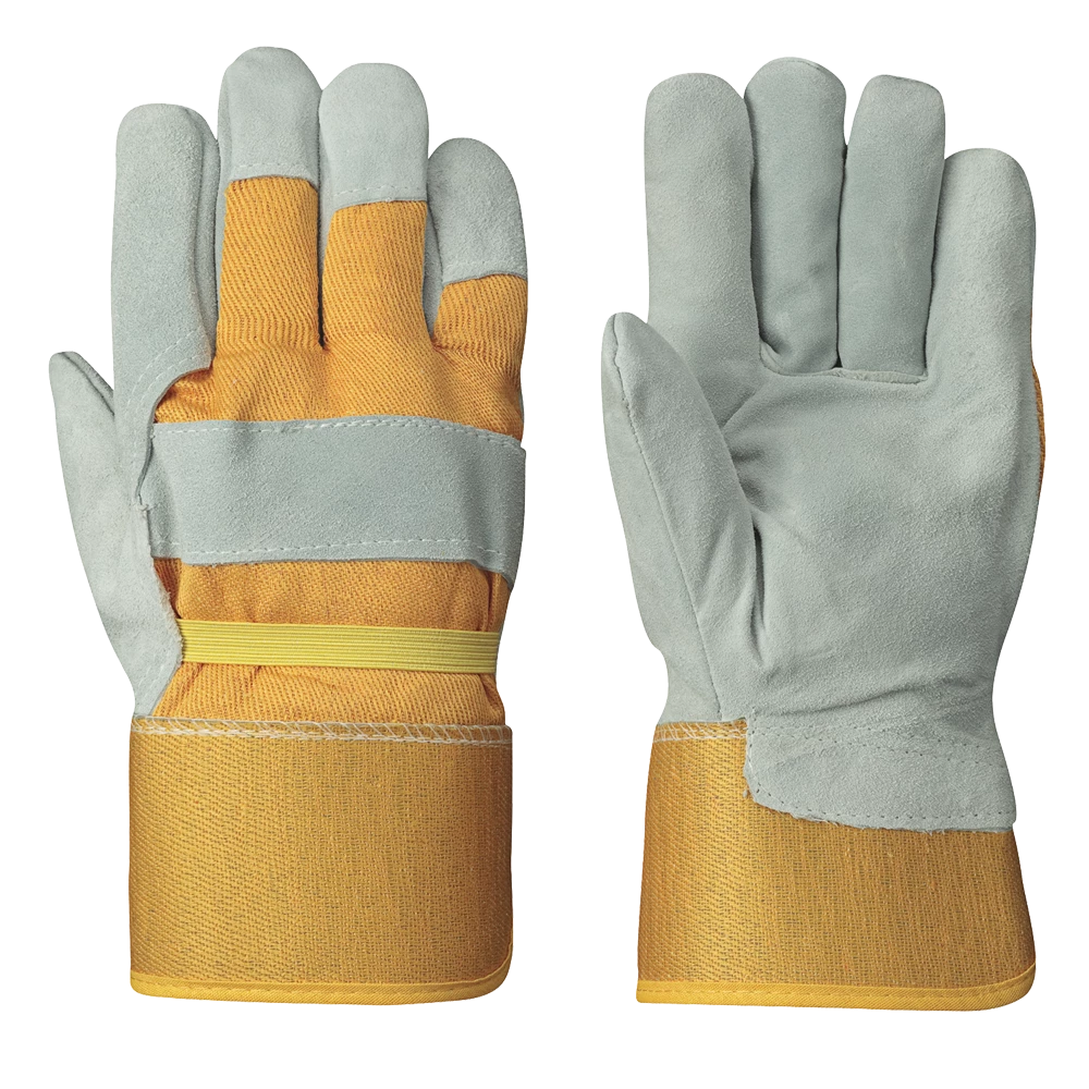 Pioneer Red Foam Insulated Fitter's Cowsplit Gloves | Pack Of 12 Pairs Work Gloves