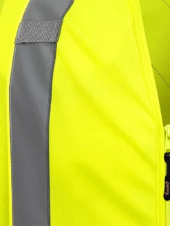 Pioneer Hi Viz Short Sleeved Quebec Traffic Shirt | Yellow | Sizes XS - 4XL