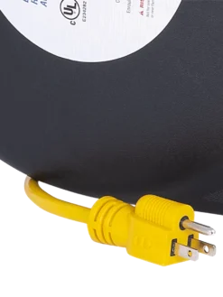 Startech ABS Retractable Extension Cord Reel - SJTW 14/3 - Triple Outlet - 45 Ft Length Lighting