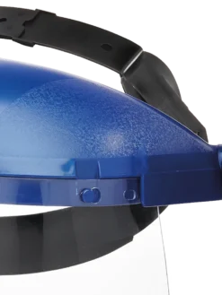 Sellstrom Single Crown Face Shield With Window And Ratcheting Headgear - Uncoated