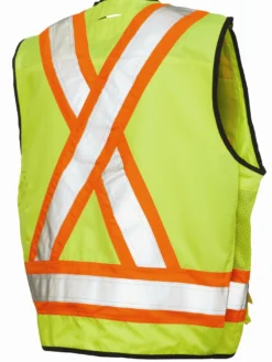 Tough Duck S313 High Visibility Surveyor Safety Vest | XS-5XL
