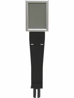 Zenith Safety Sign & Dispenser Holder For Crowd Control Post Safety Supplies