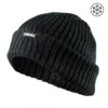 Work Hats Terra Knitted Rib Toque | Black