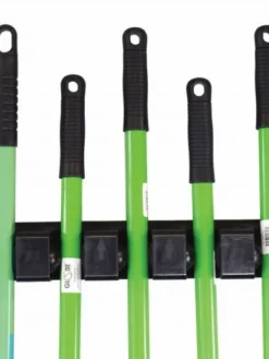 Globe Commercial Products Cleaning Tools Long Handle Tool Holder - 5 Tool