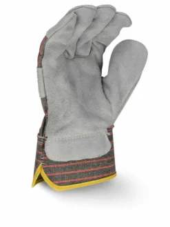 Radians Split Cowhide Leather Work Glove W/ Rubberized Safety Cuff - Pack Of 12 Pairs