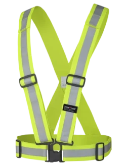 Pioneer Hi-Vis 4-Point Tearaway Adjustable Safety Sash | Pack Of 5 Hi-Vis Work Wear