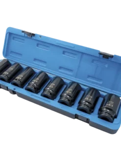 Jet 3/4" Dr. Deep Impact Socket Set - SAE Deep - 6 Point - 8 Piece
