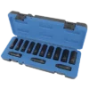 Jet 3/8" Dr. Deep Impact Socket Set - Metric Deep - 6 Point - 13 Piece