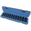 Jet 1/2" Dr. Deep Impact Socket Set - Metric Deep - 6 Point - 12 Piece Power Tool Accessories