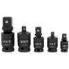 Jet Pin Free Impact Locking U Joint Adapter Set - 5 Piece