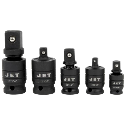 Jet Pin Free Impact Locking U Joint Adapter Set - 5 Piece