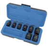Jet 3/8" Dr. Impact Socket Set - SAE - 6 Point - 8 Piece