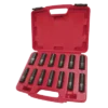 Power Tool Accessories ITC 1/2" Dr. Deep Impact Socket Set - Metric - 6 Point - 13 Piece