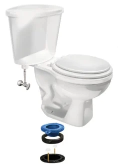 Maintenance Supplies Fluidmaster Wax Free Toilet Gasket With Bolts