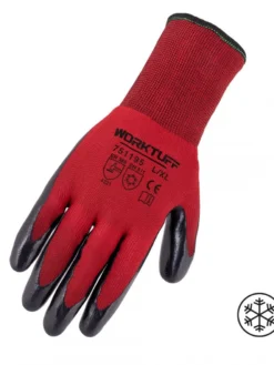 Worktuff Nitrile Coated Winter Work Gloves - Pack Of 2 Pairs