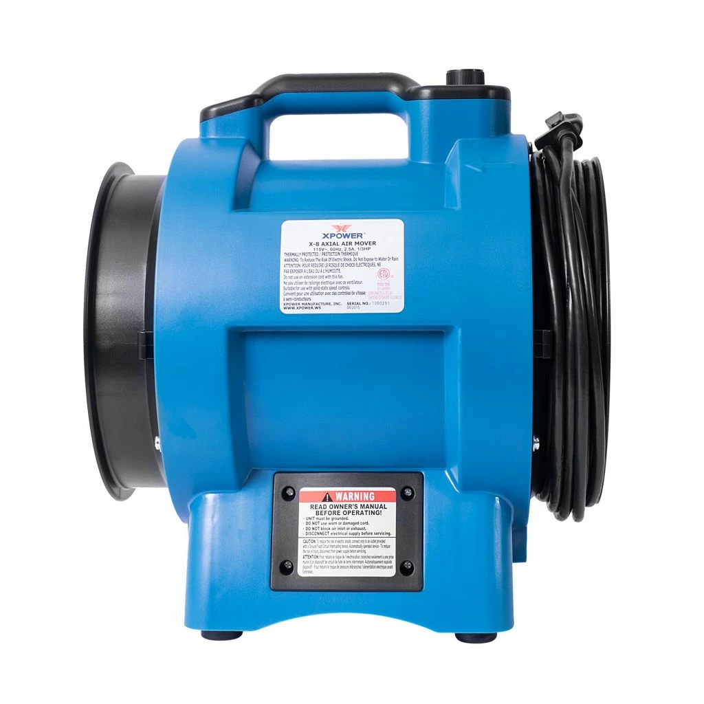 Xpower Canada Xpower X-8 Industrial Confined Space Fan (1/3 HP) Safety Equipment