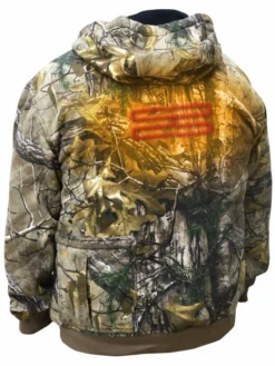 DeWalt Workwear DEWALT® Men's Heated Realtree Xtra® Camouflage Hoodie Sweatshirt Kitted With Battery | Sizes S - 3XL Work Wear