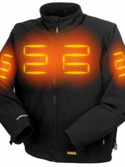 DeWalt Workwear DEWALT® Men's Heated Fleece Lined Soft Shell Jacket | Sizes S - 3XL